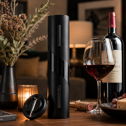 NoirCork  Destapador Sacacorchos Eléctrico "Abre cada momento con elegancia"