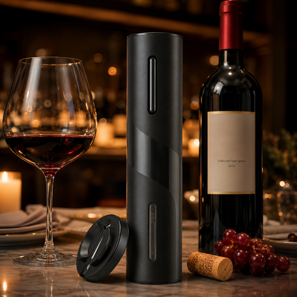 NoirCork  Destapador Sacacorchos Eléctrico "Abre cada momento con elegancia"